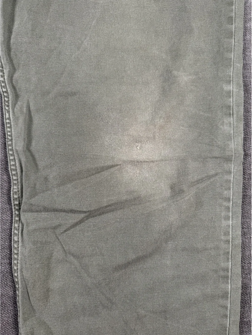 Carhartt Relaxed Fit Olive Green Work Pants, Size 38x30